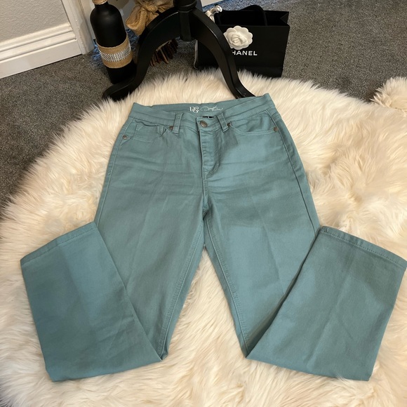 DG2 teal crop jeans, size 4, NWOT - Picture 2 of 8